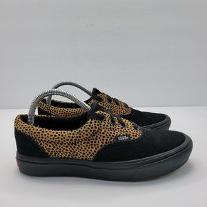 Vans Comfycush Era Tiny Cheetah Unisex Black Shoes US Size Men 5.5 Women 7